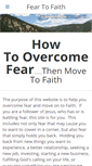 Mobile Screenshot of fear-to-faith.com